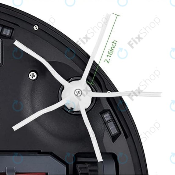 Set de piese de schimb pentru Xiaomi Roborock Q7+, Q7 Max, Q7 Max+ (1x Perie principală, 2x Filter, 2x Perie laterală – albă)