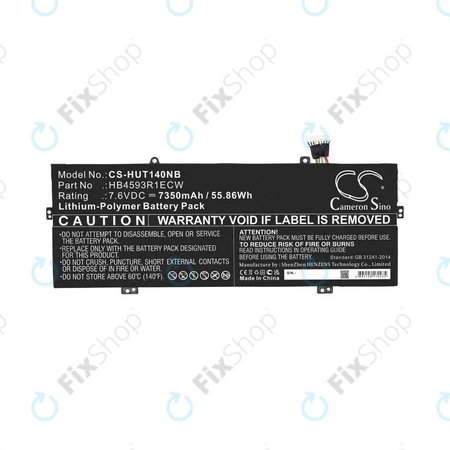 Huawei MateBook X Pro - Baterie HB4593R1ECW 7350mAh HQ