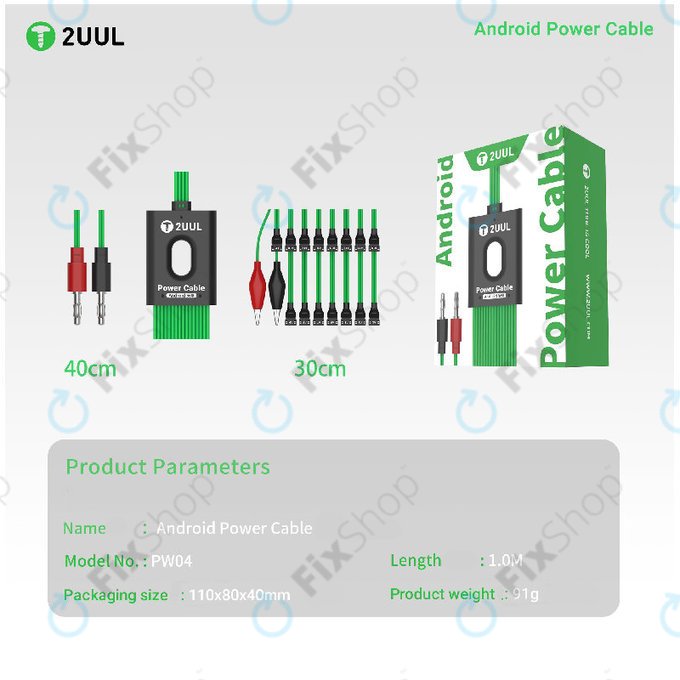 Cablu de alimentare service Android, 16-în-1, 2UUL PW04