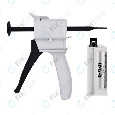 E-Fixit F14167 - AEF Lipici Structurale pentru Geamuri Spate, Lentile și Rame LCD + Pistol de Lipire