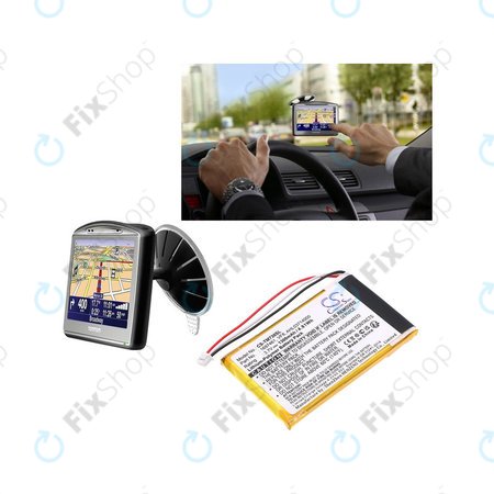 Baterie pentru TomTom Go 530 Live, 630T, 720, 730T, 930T, 1697461, Li-Polymer, 3.7V, 1300mAh, HQ