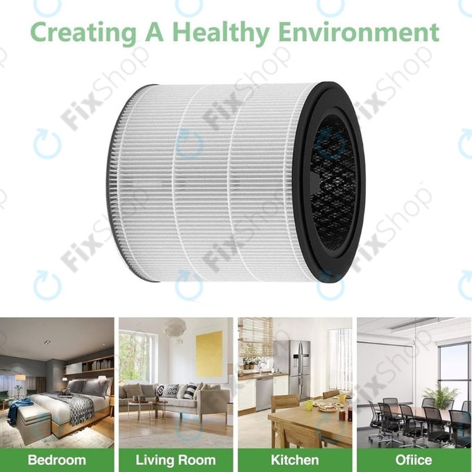 Philips 800-series, AC0830/10, AC0820/10, AC0820/30, AC0819/10 - Filtru HEPA 3-în-1 (Carbon activ)