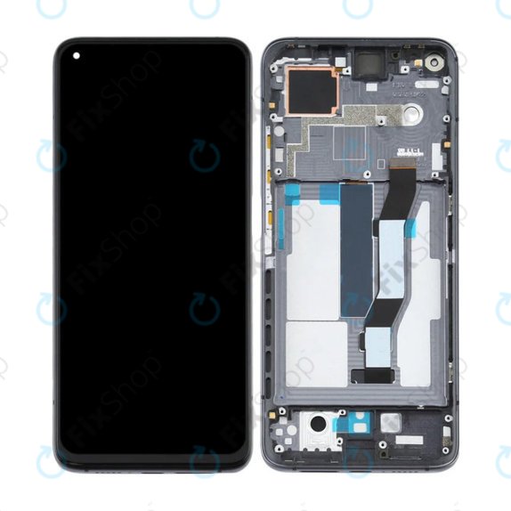 Xiaomi Mi 10T 5G M2007J3SY, Mi 10T Pro 5G M2007J3SG - Ecran LCD + Sticlă Tactilă + Ramă (Cosmic Black) TFT