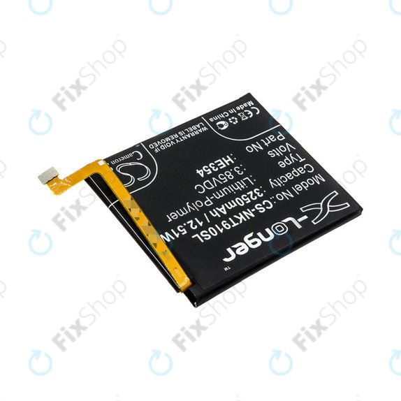 Baterie pentru Nokia 9 PureView, 3250mAh, Li-Pol, 3.85 V, HE354, HQ