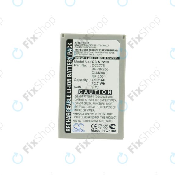 Baterie pentru Minolta DiMAGE X, Xi, Xt, Xt Biz, Xg, 750mAh, Li-Ion, 3.7V, NP-200, HQ
