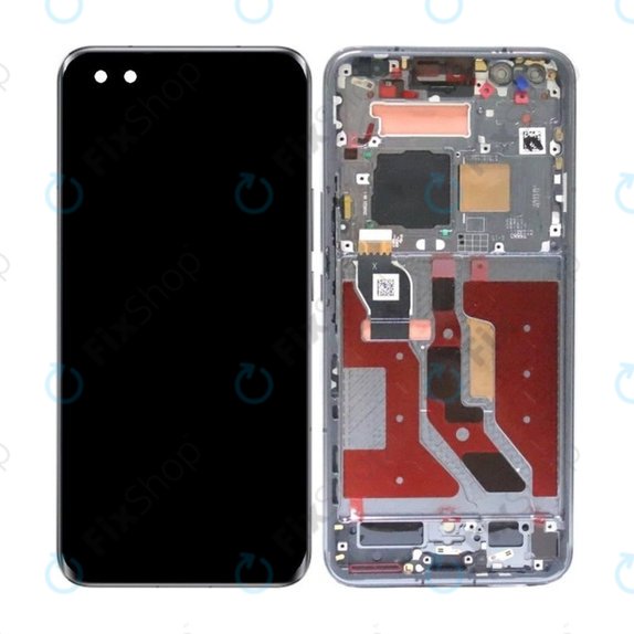 Honor Magic5 Pro PGT-N19 - Ecran LCD + Sticlă Tactilă + Ramă (Black) OLED