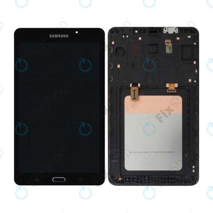 Samsung Galaxy Tab A 7.0 T280 (2016) - Ecran LCD + Sticlă Tactilă + Ramă (Black) - GH97-18734A Genuine Service Pack