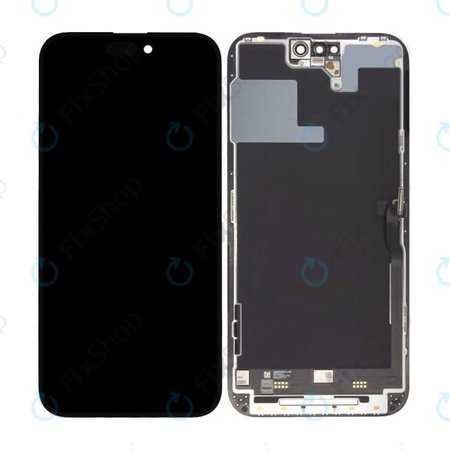Apple iPhone 14 Pro Max - Ecran LCD + Sticlă Tactilă + Ramă Hard OLED FixPremium