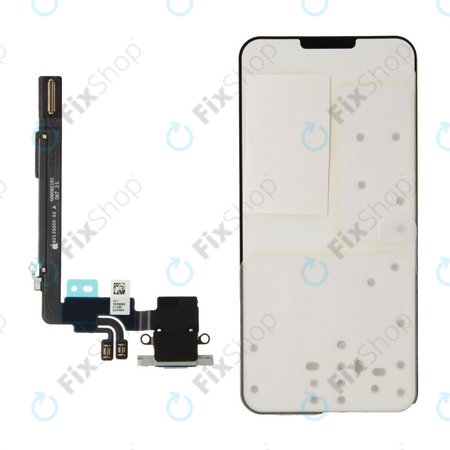 Conector de Încărcare + Cablu Flex pentru iPhone 16 Pro Max | White Titanium | 923-11484 | Genuine Apple