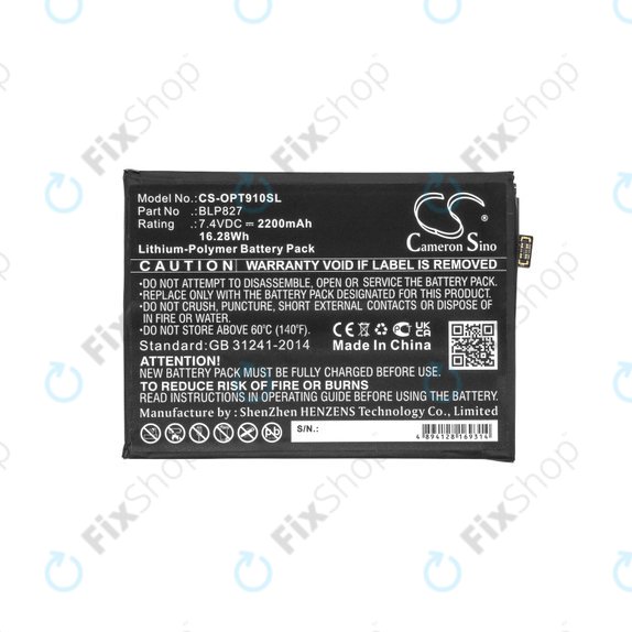 OnePlus 9 Pro - Baterie BLP827 2200mAh HQ