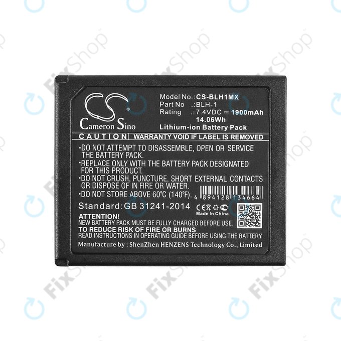 Baterie pentru Olympus EM1, 1900mAh, Li-Ion, 7.4V, BLH-1, HQ