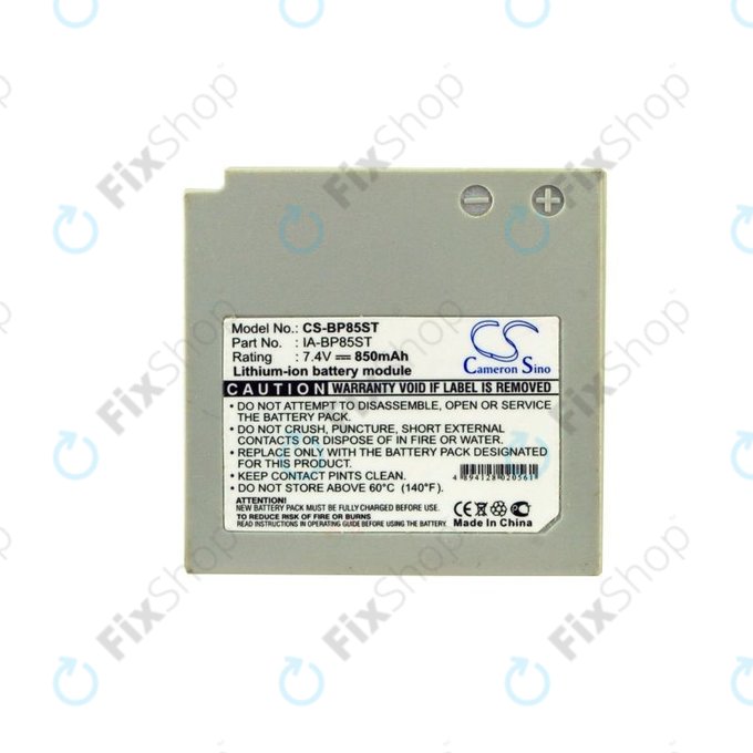 Baterie pentru Samsung VP-MX10, 20, 850mAh, Li-Ion, 7.4V, IA-BP85ST, HQ