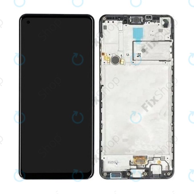 Samsung Galaxy A21s A217F - Ecran LCD + Sticlă Tactilă + Ramă (Black) - GH82-22988A, GH82-23137A , GH82-24641A, GH82-24642A, GH82-23089A Genuine Service Pack