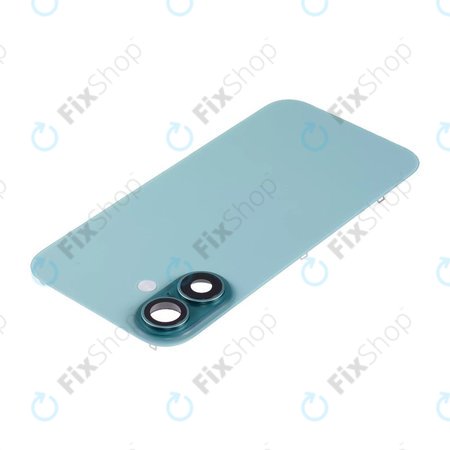 Apple iPhone 16 - Sticlă pentru carcasa din spate + Sticlă cameră + Placă metalică + Magneți MagSafe (Teal)