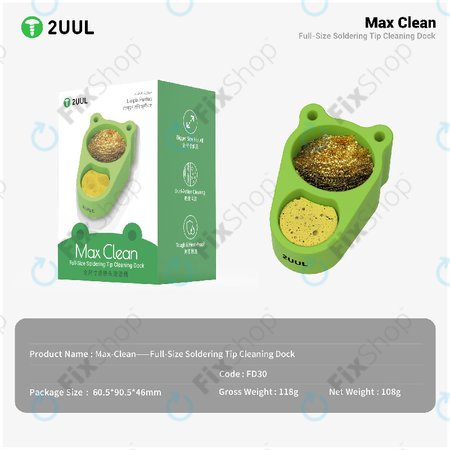 Suport pentru curățarea vârfurilor de lipit Max Clean, 2UUL FD30
