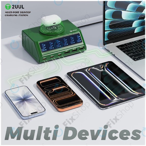 Încărcător de birou multi-port, 2UUL PC11