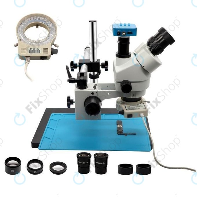 Microscop FX604 - Cameră 16MP, HDMI