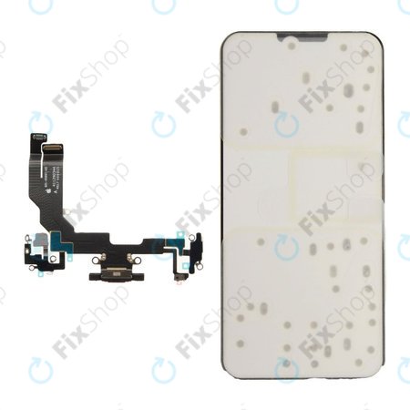 Conector de Încărcare + Cablu Flex pentru iPhone 16e | Black | 923-12009 | Genuine Apple