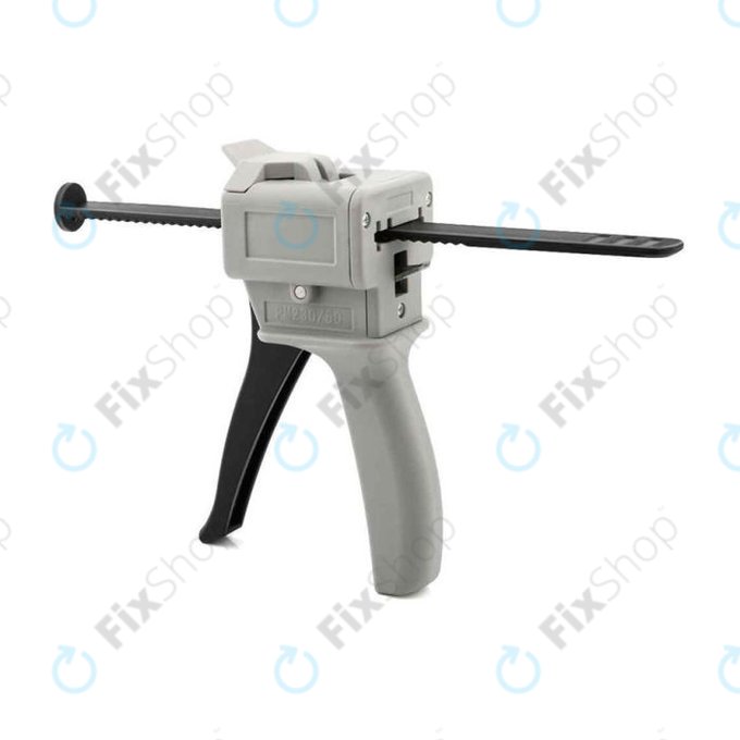 E-Fixit Black-8 - Lipici Structural pentru Geamuri Spate, Capace și Rame + Pistol de Lipire