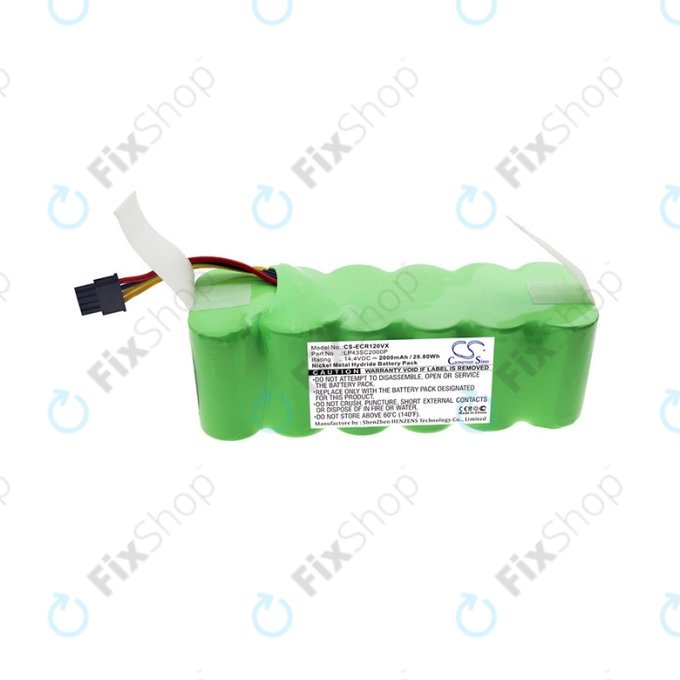 Ecovacs Deebot CR120, KK-8, X500 - Baterie LP43SC2000P Ni-MH 14.4V 2000mAh HQ