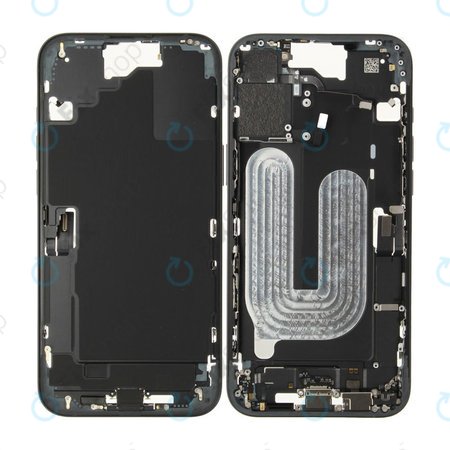 Ramă Mijlocie cu Baterie iPhone 16 Plus | Black | ZD076-00684 | Genuine Apple