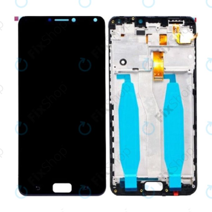 Asus Zenfone 4 Max ZC554KL (X00ID) - Ecran LCD + Sticlă Tactilă + Ramă (Deepsea Black) Genuine Service Pack