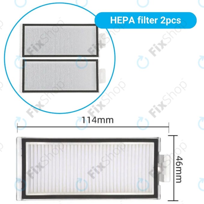 Xiaomi Roborock Q7, Q7+, Q7 Max, Q7 Max+, T8 - Set standard (Alb)