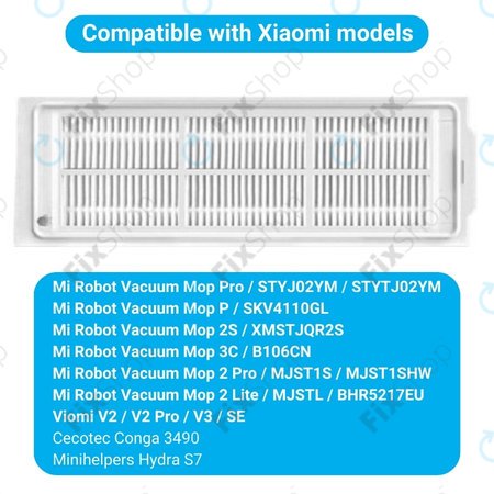 Xiaomi Mi Robot Vacuum Mop Pro (P), 2 Lite, 2 Pro, 2S, 3C, Viomi V2 Pro, V3, SE - Filtru HEPA (2buc)