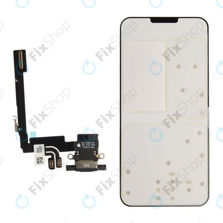 Conector de Încărcare + Cablu Flex pentru iPhone 16 Pro | Black Titanium | 923-11088 | Genuine Apple