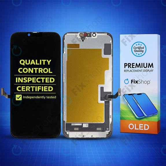 Ecran Soft OLED pentru iPhone 14 Plus, Sticlă tactilă cu ramă, DIAGNOSTIC