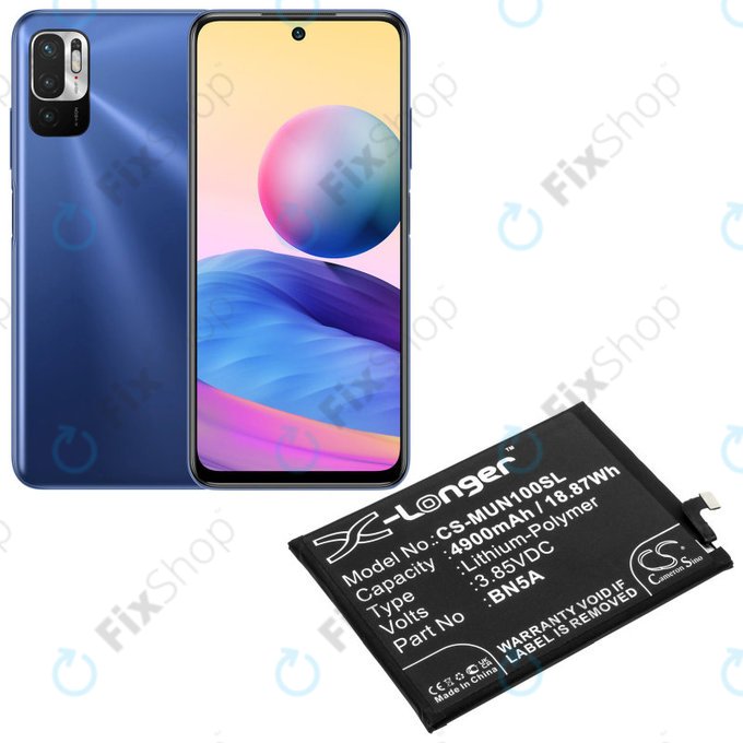 Xiaomi Poco M3 Pro, Redmi Note 10 - Baterie BN5A 4900mAh HQ