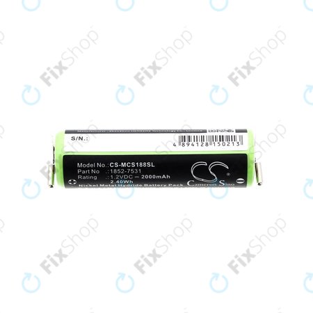 Baterie pentru Moser Easy Style 1881, 2000mAh, Ni-MH, 1.2V, 1852-7531, HQ