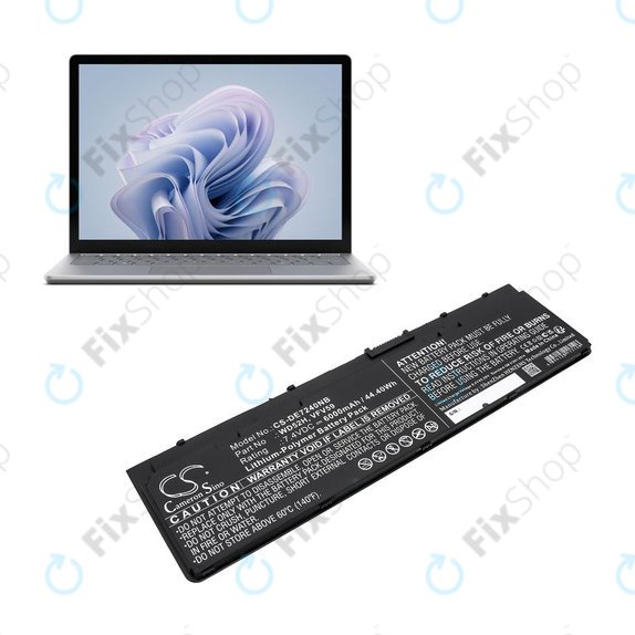 Baterie pentru Dell Latitude E7240, 7250, 12, 6000mAh, Li-Pol, 7.4V, VFV59, HQ