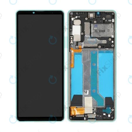Sony Xperia 10 IV XQCC54 - Ecran LCD + Sticlă Tactilă + Ramă (Mint) - A5047175A Genuine Service Pack