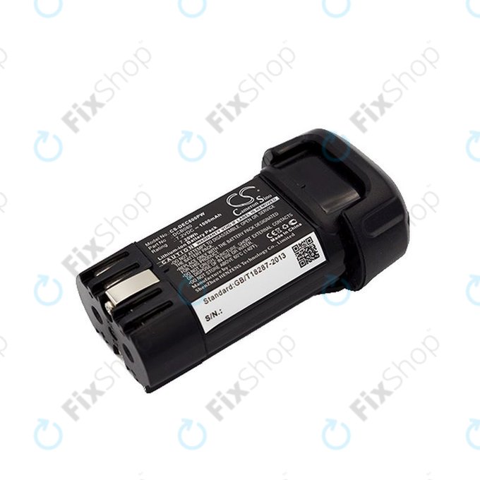 Baterie pentru Dewalt Dcb095, Dewalt Dcf680, 1000mAh, Li-Ion, 7.2V, DCB080, HQ