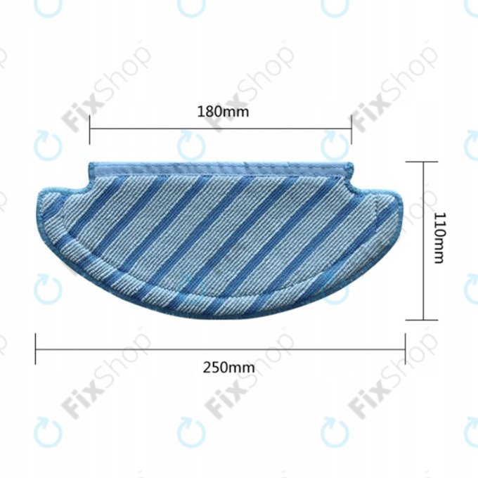 Mop, 2 buc., Lavabil pentru Ecovacs Deebot N8-series, T-series, X1 Plus