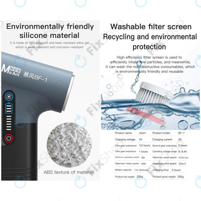 MaAnt BF-1 - Ventilator cu Turbină Multifuncțional pentru Răcire Onstantanee