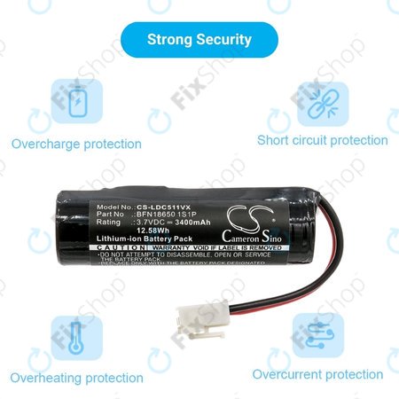 Leifheit Dry&Clean 51000, 51002, 51113, 51114 - Baterie BFN18650 1S1P Li-Ion 3.7V 3400mAh HQ