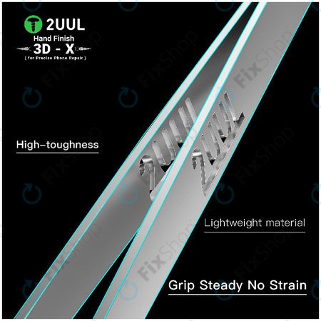 Pensetă de precizie, finisată manual 3D-X, 2UUL TW02