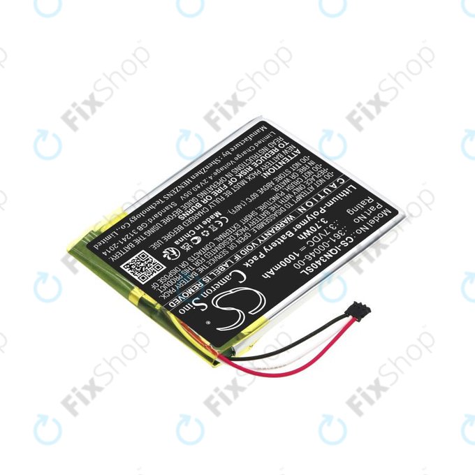 Baterie pentru Garmin Dash Cam 20, Nuvi 3400, 1000mAh, Li-Pol, 3.7V, 361-00046-00, HQ