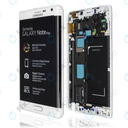 Samsung Galaxy Note Edge N915FY - Ecran LCD + Sticlă Tactilă + Ramă (Black) - GH97-16636A Genuine Service Pack