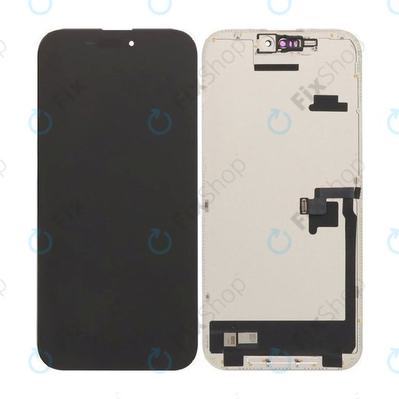 Ecran Soft OLED 120Hz pentru iPhone 16 Pro, Sticlă tactilă cu ramă, FixPremium PRO
