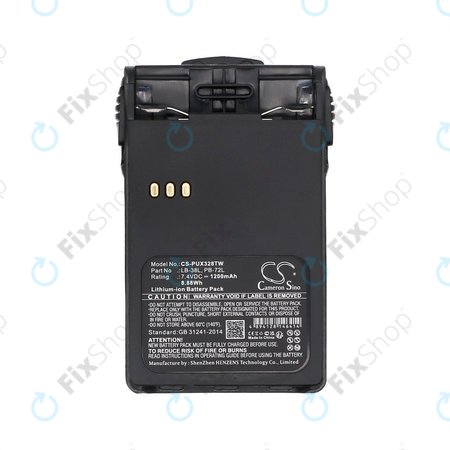 Baterie pentru ADI AT-46, Baojie BJUV22, Huntec HT-3688, 1200mAh, Li-Ion, 7.4V, LB-38L, HQ