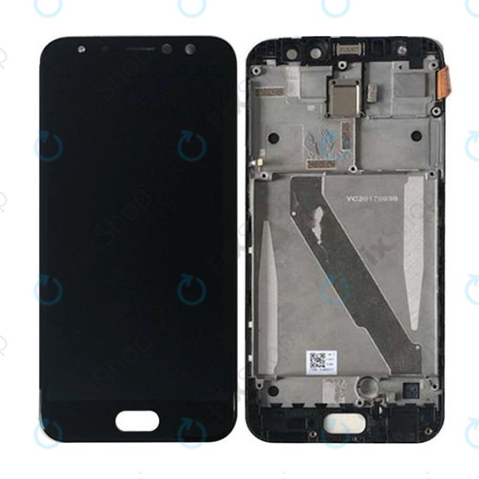 Asus Zenfone 4 Selfie Pro ZD552KL - Ecran LCD + Sticlă Tactilă + Ramă (Deepsea Black) - 90AZ01M7-R20010, 90AZ01M7-R20011 Genuine Service Pack