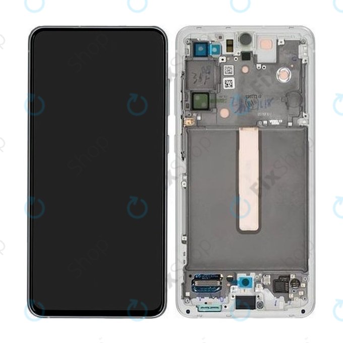 Samsung Galaxy S21 FE G990B - Ecran LCD + Sticlă Tactilă + Ramă (White) - GH82-26414B, GH82-26420B, GH82-26590B Genuine Service Pack