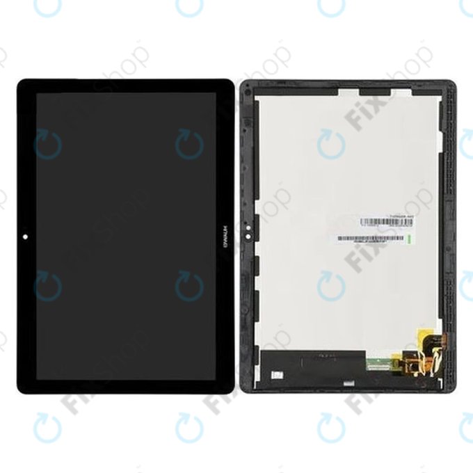 Huawei MediaPad T3 10 - Ecran LCD + Sticlă Tactilă + Ramă (Space Grey) - 02351SYF, 02351JGD, 02351JGC Genuine Service Pack
