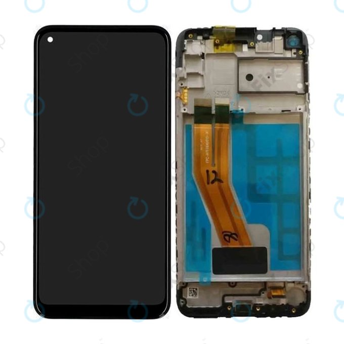 Samsung Galaxy M11 M115F - Ecran LCD + Sticlă Tactilă + Ramă (Black) - GH81-18736A Genuine Service Pack