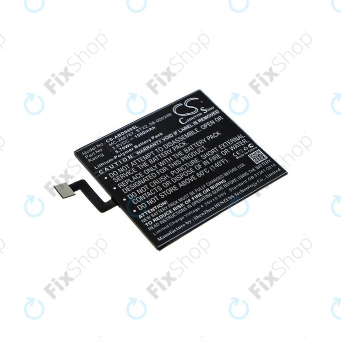 Baterie pentru Amazon Kindle Paperwhite 4 (2018), 1500mAh, Li-Pol, 3.8V, ST22, HQ