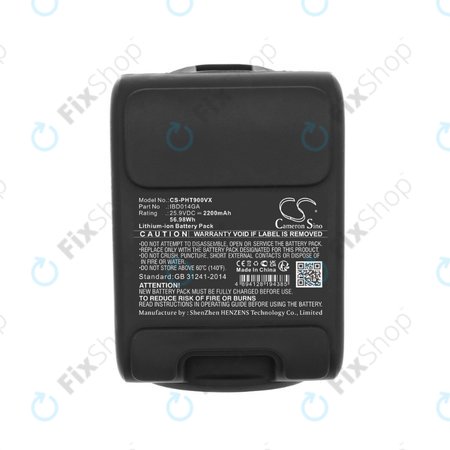 Philips Series 9000 AquaTrio, 8000-series, 7000-series - Baterie IBD014GA Li-Ion 25.9V 2200mAh HQ