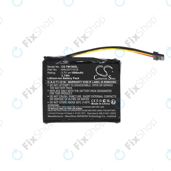 Baterie pentru TomTom GO 1000 Live, 1005, 2050, 1000mAh, Li-Ion, 3.7V, AHL03711018, HQ